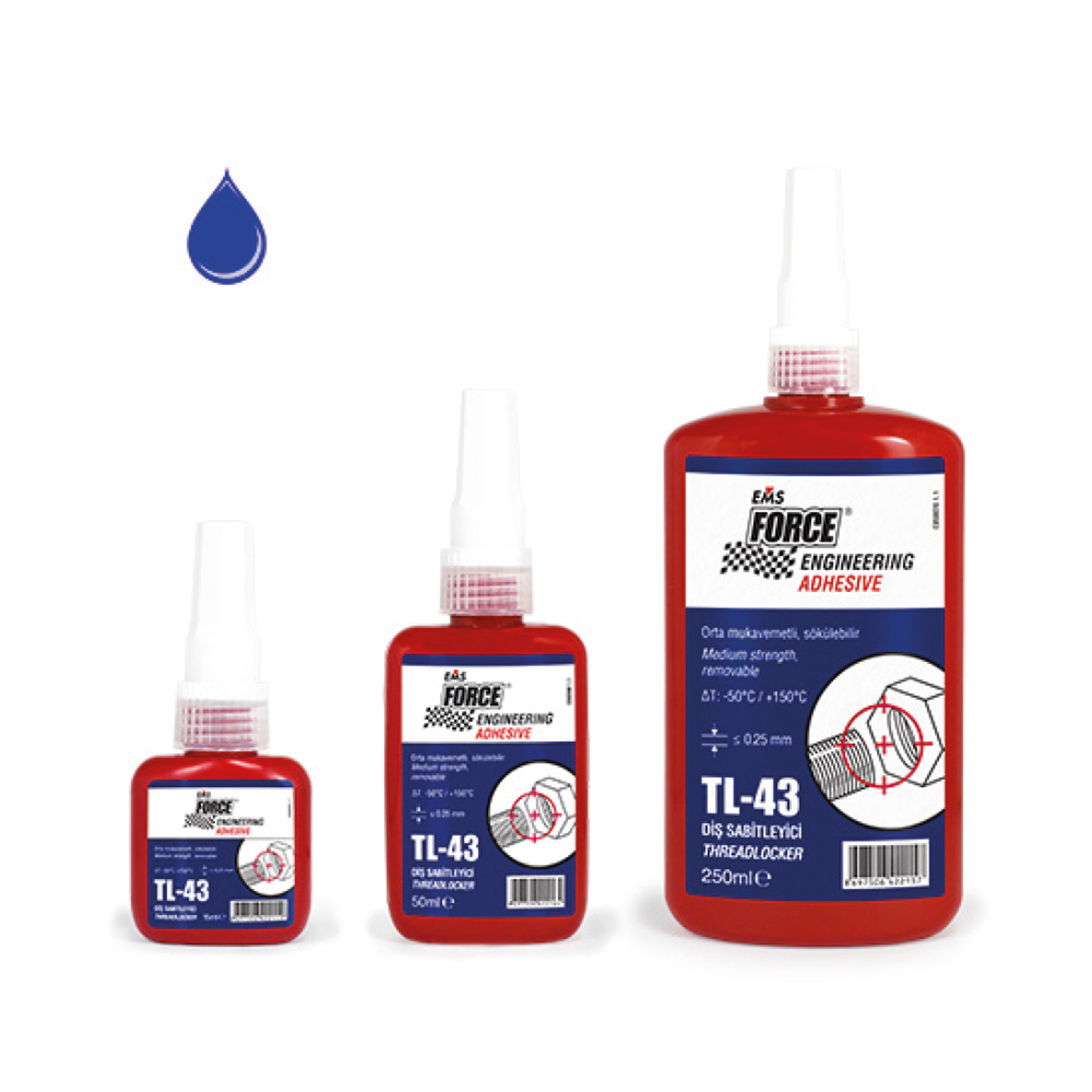 Force TL-43 - Orta Kuvvet Civata Sabitleyici